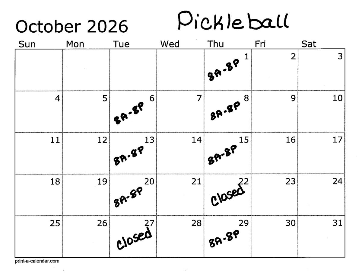 October Calendar